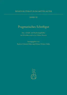 Chlench-Priber / Nemec-Tobler |  Pragmatisches Schriftgut | Buch |  Sack Fachmedien