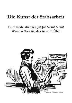 Zimmermann | Die Kunst der Stabsarbeit | E-Book | sack.de