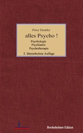 Dentler |  alles Psycho ! | Buch |  Sack Fachmedien