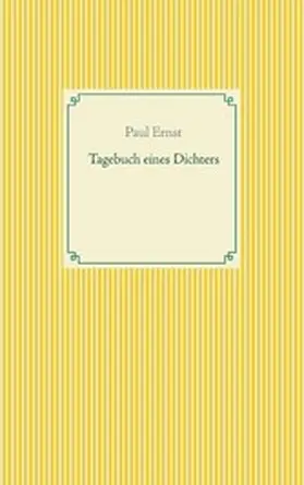 Ernst |  Tagebuch eines Dichters | eBook | Sack Fachmedien