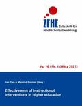 Elen / Prenzel |  Effectiveness of instructional interventions in higher education | eBook | Sack Fachmedien