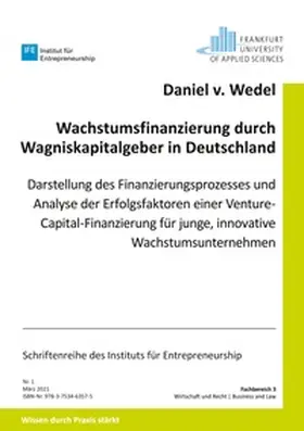 von Wedel |  Wachstumsfinanzierung durch Wagniskapitalgeber in Deutschland | Buch |  Sack Fachmedien