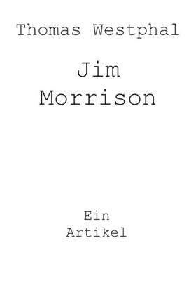 Westphal | Jim Morrison | E-Book | sack.de