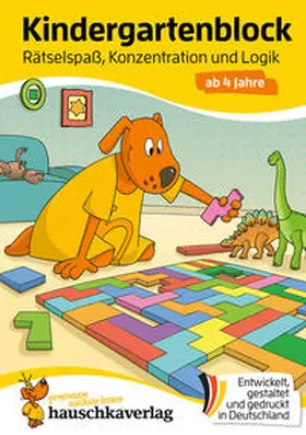 Maier |  Kindergartenblock ab 4 Jahre – Rätsel-Spaß, Konzentration und Logik | eBook | Sack Fachmedien
