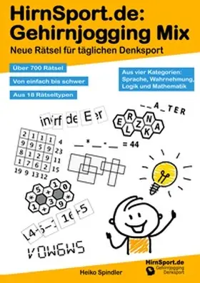 Spindler |  HirnSport.de: Gehirnjogging Mix | Buch |  Sack Fachmedien