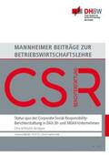 Müller / Harbrücker |  Status quo der Corporate-Social-Responsibility-Berichterstattung in DAX-30- und MDAX-Unternehmen | Buch |  Sack Fachmedien
