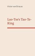 von Strauss / Pacic |  Lao-Tse's Tao-Te-King | Buch |  Sack Fachmedien