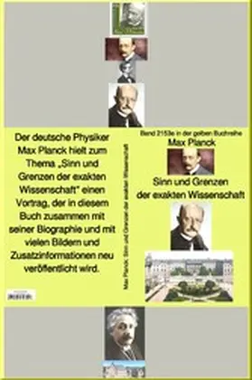 Planck |  Sinn und Grenzen der exakten Wissenschaft  -  Band 215 in der gelben Buchreihe - bei Jürgen Ruszkowski | eBook | Sack Fachmedien