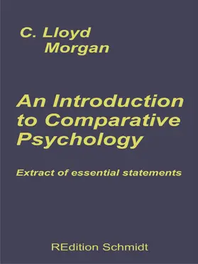 Morgan / Schmidt |  An Introduction to Comparative Psychology | eBook | Sack Fachmedien