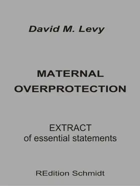Levy / Schmidt |  Maternal Overprotection | eBook | Sack Fachmedien