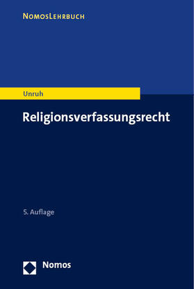 Unruh | Religionsverfassungsrecht | Buch | 978-3-7560-0016-6 | sack.de