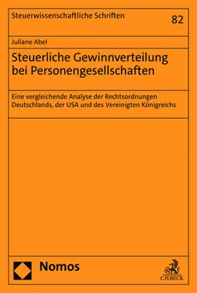 Abel |  Steuerliche Gewinnverteilung bei Personengesellschaften | Buch |  Sack Fachmedien