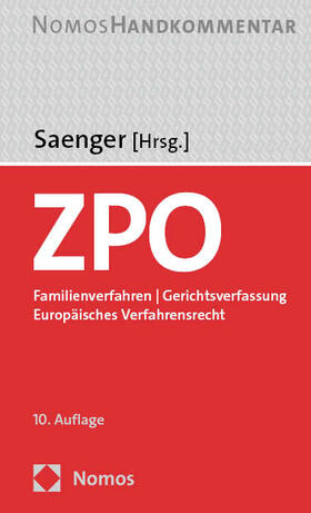 Saenger | ZPO: Zivilprozessordnung | Medienkombination | sack.de
