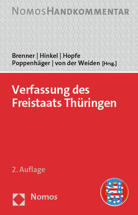 Brenner / Hinkel / Hopfe |  Verfassung des Freistaats Thüringen | Buch |  Sack Fachmedien