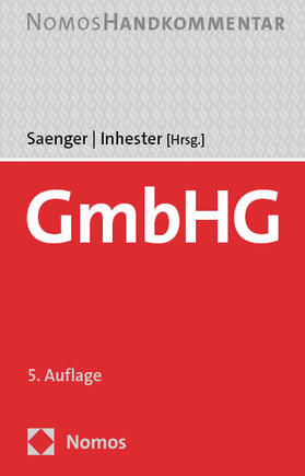 Saenger / Inhester |  GmbHG | Buch |  Sack Fachmedien