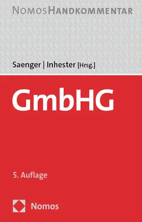 Saenger / Inhester |  GmbHG | Buch |  Sack Fachmedien