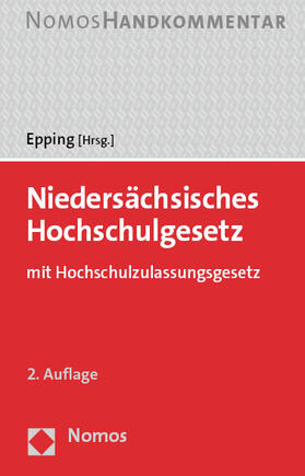 Epping | Niedersächsisches Hochschulgesetz | Buch | 978-3-7560-0231-3 | sack.de