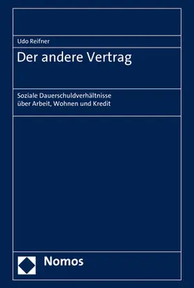 Reifner | Der andere Vertrag | Buch | 978-3-7560-0267-2 | www.sack.de