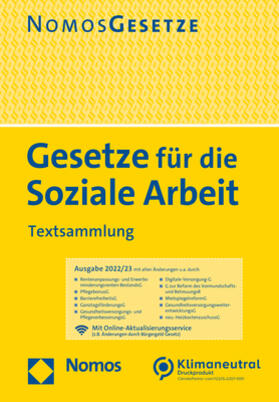 Gesetze für die Soziale Arbeit - Ausgabe 2022/23 | Buch | 978-3-7560-0270-2 | sack.de