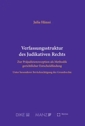Hänni | Verfassungsstruktur des Judikativen Rechts | Buch | 978-3-7560-0383-9 | www.sack.de