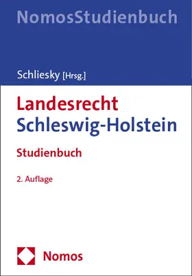Schliesky |  Landesrecht Schleswig-Holstein | Buch |  Sack Fachmedien