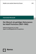 Schulz-Nieswandt |  Schulz-Nieswandt, F: Mensch als geistiges Naturwesen bei Ado | Buch |  Sack Fachmedien