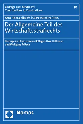 Albrecht / Steinberg | Der Allgemeine Teil des Wirtschaftsstrafrechts | Buch | 978-3-7560-0638-0 | sack.de