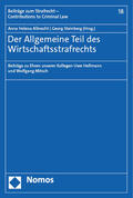 Albrecht / Steinberg |  Der Allgemeine Teil des Wirtschaftsstrafrechts | Buch |  Sack Fachmedien