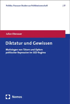 Obenauer |  Diktatur und Gewissen | Buch |  Sack Fachmedien