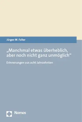 Falter |  "Manchmal etwas überheblich, aber noch nicht ganz unmöglich" | Buch |  Sack Fachmedien