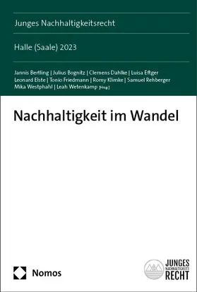 Bertling / Bognitz / Dahlke | Nachhaltigkeit im Wandel | Buch | 978-3-7560-0685-4 | sack.de