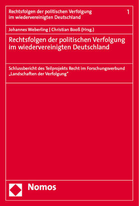 Weberling / Booß | Rechtsfolgen der politischen Verfolgung im wiedervereinigten Deutschland | Buch | 978-3-7560-0726-4 | sack.de