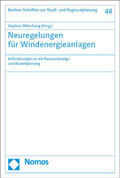 Mitschang |  Neuregelungen für Windenergieanlagen | Buch |  Sack Fachmedien