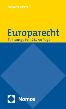 Europarecht | Buch | 978-3-7560-0918-3 | sack.de