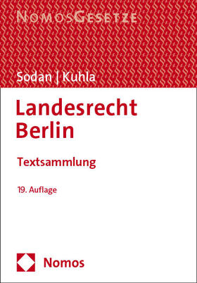 Sodan / Kuhla | Landesrecht Berlin | Buch | 978-3-7560-1041-7 | sack.de