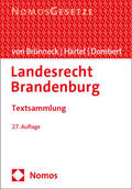 von Brünneck / Härtel / Dombert |  Landesrecht Brandenburg | Buch |  Sack Fachmedien