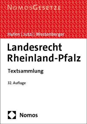 Hufen / Jutzi / Westenberger |  Landesrecht Rheinland-Pfalz | Buch |  Sack Fachmedien