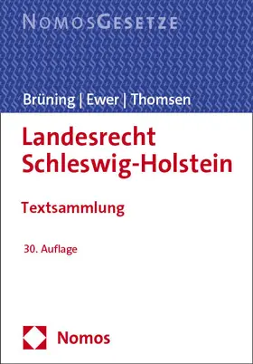 Brüning / Ewer / Thomsen |  Landesrecht Schleswig-Holstein | Buch |  Sack Fachmedien