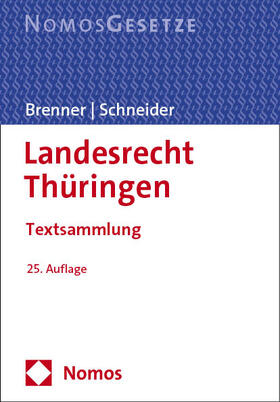 Brenner / Schneider | Landesrecht Thüringen | Buch | 978-3-7560-1051-6 | sack.de