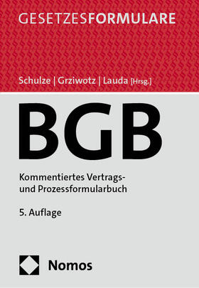 Schulze / Grziwotz / Lauda | BGB Bürgerliches Gesetzbuch | Medienkombination | 978-3-7560-1052-3 | sack.de
