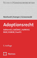 Reinhardt / Kemper / Grünenwald |  Adoptionsrecht | Buch |  Sack Fachmedien