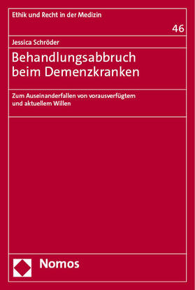 Schröder |  Behandlungsabbruch beim Demenzkranken | Buch |  Sack Fachmedien