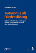 Peterlini |  Autonomie als Friedenslösung | Buch |  Sack Fachmedien