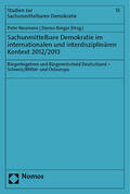 Neumann / Renger |  Sachunmittelbare Demokratie im internationalen und interdisziplinären Kontext 2012/2013 | Buch |  Sack Fachmedien