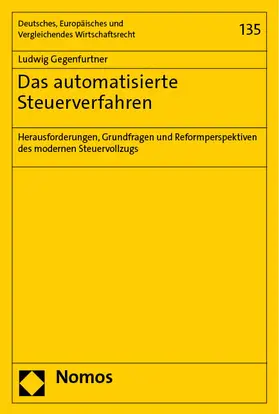 Gegenfurtner |  Das automatisierte Steuerverfahren | Buch |  Sack Fachmedien