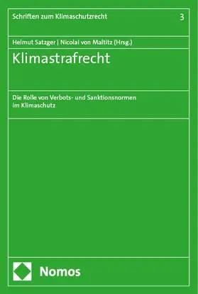 Satzger / von Maltitz |  Klimastrafrecht | Buch |  Sack Fachmedien