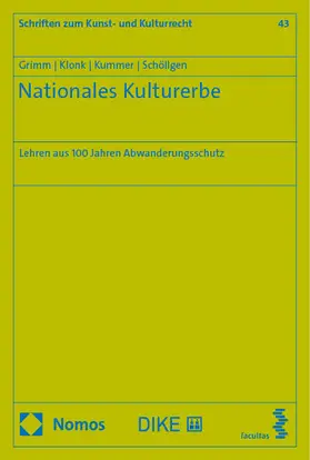 Grimm / Klonk / Kummer |  Nationales Kulturerbe | Buch |  Sack Fachmedien