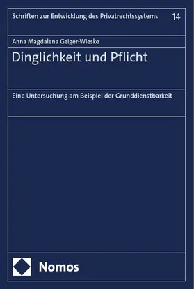 Geiger-Wieske |  Dinglichkeit und Pflicht | Buch |  Sack Fachmedien