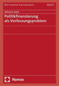 Huber |  Politikfinanzierung als Verfassungsproblem | Buch |  Sack Fachmedien
