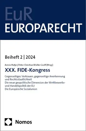 Hatje / Müller-Graff |  XXX. FIDE-Kongress | Buch |  Sack Fachmedien